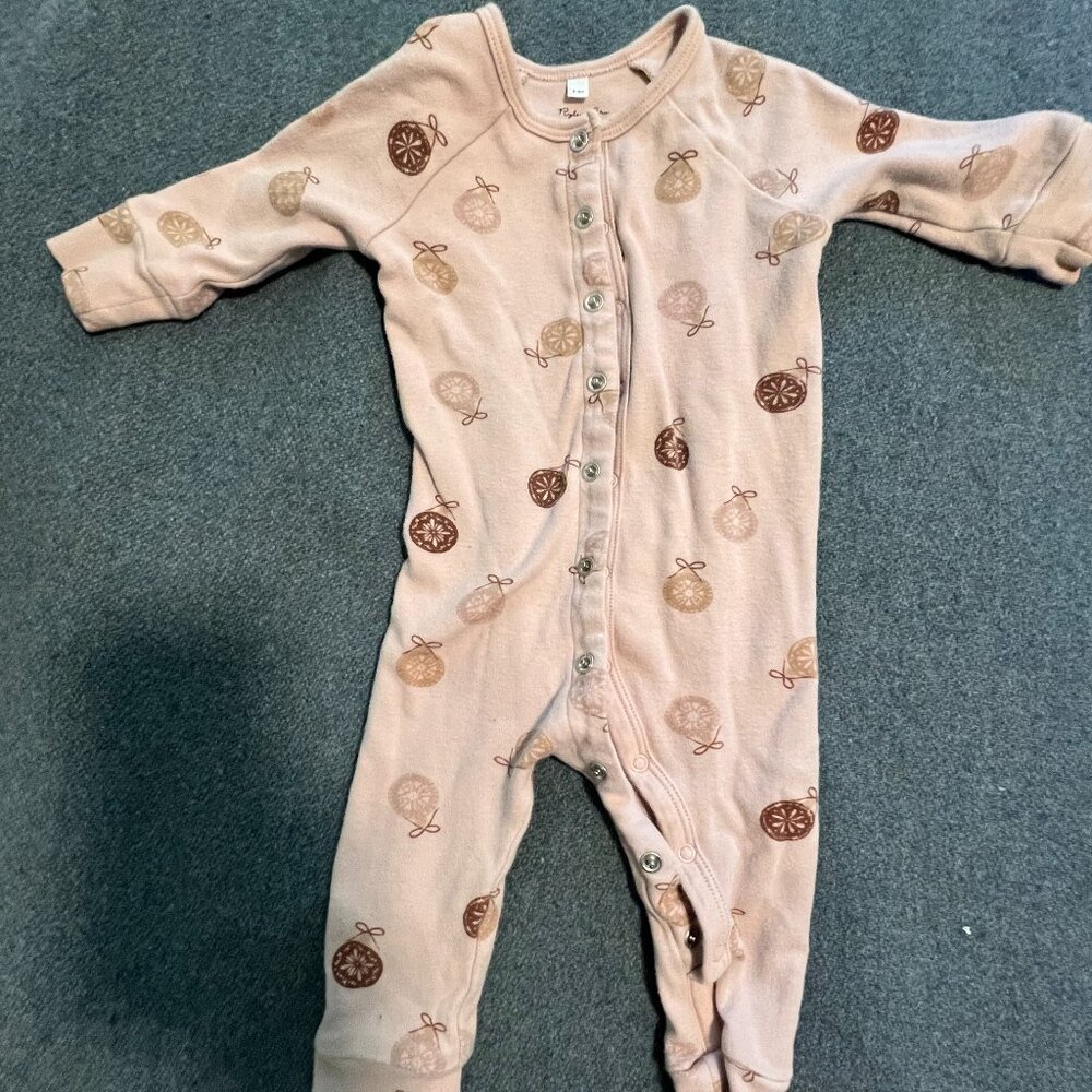 Rylee + Cru 3 - 6 month Christmas Ornament Onesie